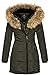 Produktbild Geographical Norway Damen Jacke Winterparka Belissima XL-Fellkapuze Khaki L