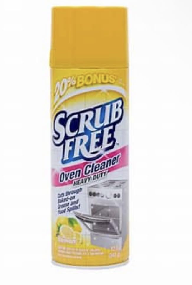 All in One Best oven cleaner heavy duty Scrub Free - Lemon Scent - 2 pack 12oz - Oven Cleaner 20% Bonus - Best Oven Cleaner - Oven and Stove Cleaner