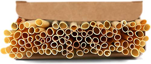 Super Idee 200 Weizenhalme füllung Nisthilfe Nisthülsen 20 cm lang für Wildbienen Insektenhotel Insektenhaus Durchmesser…