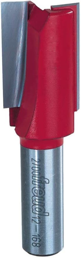 Freud 7/8" (Dia.) Double Flute Straight Bit with 1/2" Shank (12-168) - - 