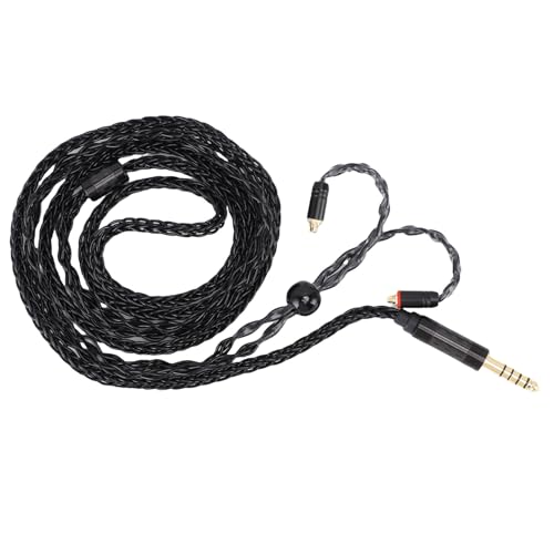Câble MMCX argenté équilibré 4.4mm cordon remplacement 16 cœurs SE846 - 6