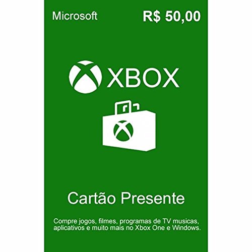 Cartão Presente - R$50 - Xbox