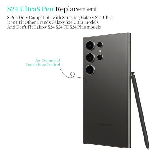 Lápiz capacitivo para Samsung Galaxy S24 Ultra titanio negro 4