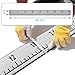 Foam Fish Ruler with 3M Self-Adhesive Backing,EVA Foam Fish Measuring Ruler for Boat Accessories Marine Fish Ruler for Boat,Fish Measuring Tape for Fishing Boat,Cooler Ruler(48 in/Mid grey with Black)