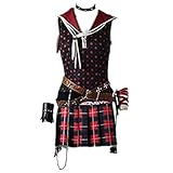 EChunchan Iris Amicitia Cosplay Costume Outfit Halloween Party Women Dress Adult Custom Made Without Boots (Male L)