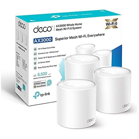 TP-Link Deco X50 (3-Pack) - Sistema WiFi 6 AI Mesh Cover