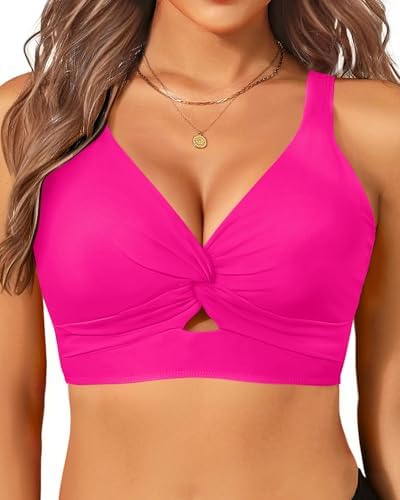Women's Bikini Top - Supportive Swimsuit for Large Bust - 2025 Cu...