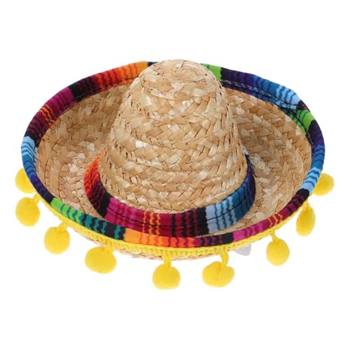 Chapeau mexicain clipsé anti-glisse pour coiffure femme et animaux
