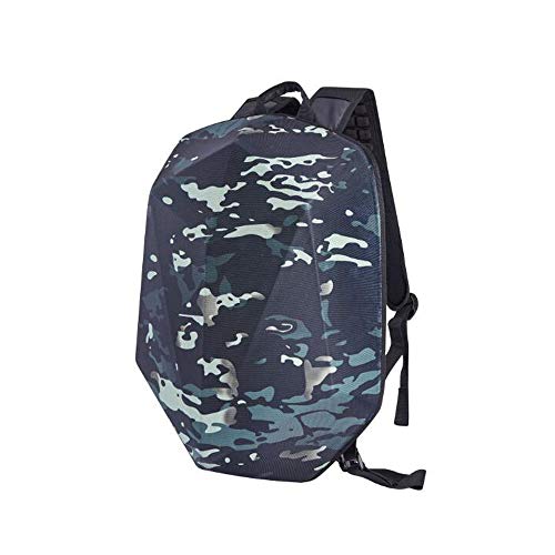 VOANZO Mochila para Montar en Moto  para para Hombre  Bolso para Casco de  rígida