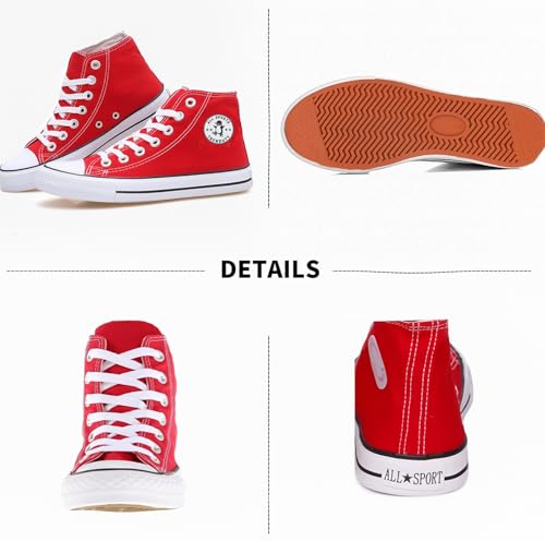 Image of Long High Top Canvas Men Sneakers