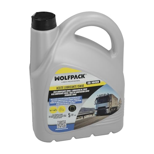 Aceite lubricante 15w40 vehículos pesados 5 litros.