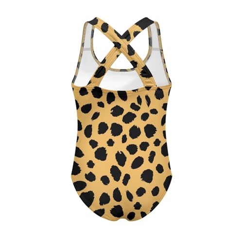 Image of JEOCODY Swimsuit for Girls One Piece Bathing Suit for Teens Crossback Hawaiian Beach Swimwear