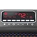 LifeSmart Infrared Space Heater, 1500 Watt w/ Remote and Digital Display, Black