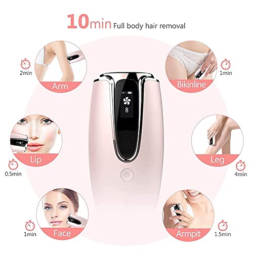 Eight Gear Adjustment Electric Razor For Women - Womens Shaver Bikini Trimmer Body Hair Removal For Legs And Underarms Rechargeable Wet And Dry Painless Cordless With Led Light Cordless Hair Removal #TOP3