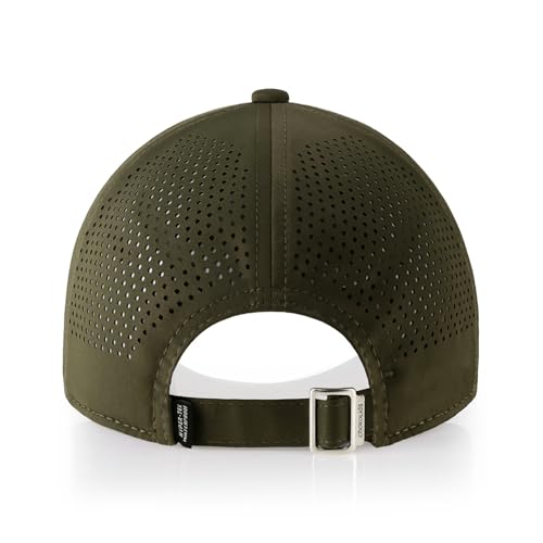 Image of CHOK.LIDS Cooling Trucker Hat Performance Cooling Mesh Back Flat Bill Hat Waterproof Dry Baseball Cap Fitted Hats for Men