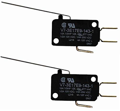 2PK - DOOR SWITCH FOR DOOR LOCK FOR UNIMAC WASHER - F340919, ES15253, 15253, 122200