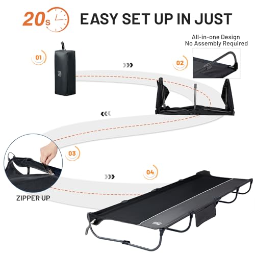 TIMBER RIDGE 20-Second Quick Set-Up Cot