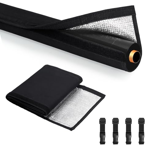 HVAC Copper Pipe Insulation Cover for Outside, 72x10.2 Inch