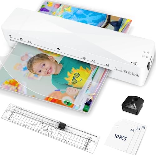 Texet Laminiergerät A3/A4 Mit 100 Blatt - Professioneller Laminierer 75-130 Mikron | Schwarz