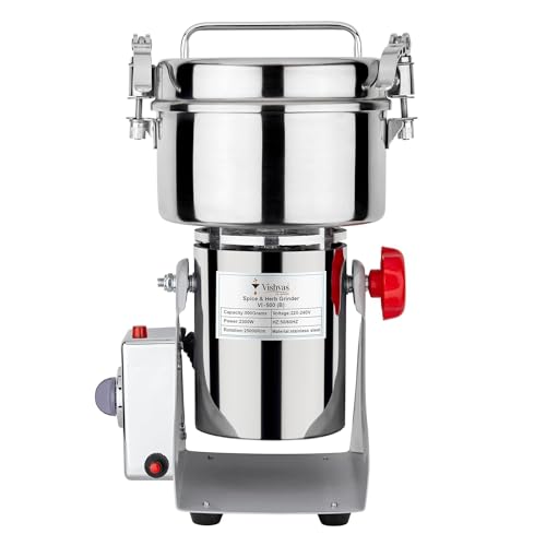 Image of Vishvas Dry Masala Grinder Machine - Your All-in-One Solution for Grinding Spices, Herbs, and Seeds 500 GM (VI-500 (B))