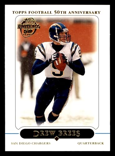2005 Topps #23 Drew Brees San Diego Chargers (Football Card) NM/MT Chargers Purdue