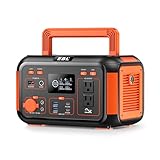 EBL Portable Power Station 300W(Peak 600W), 269.36Wh Lithium Battery Camping Solar Generator for Outdoor and Indoor Emergency Use