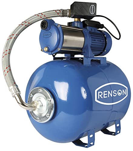 Groupe de surpression 50L 1100W, FABRICATION FRANCAISE, 230V, Pression max 10 bar, Débit max 90L/min, surpresseur livré avec accessoires RENSON