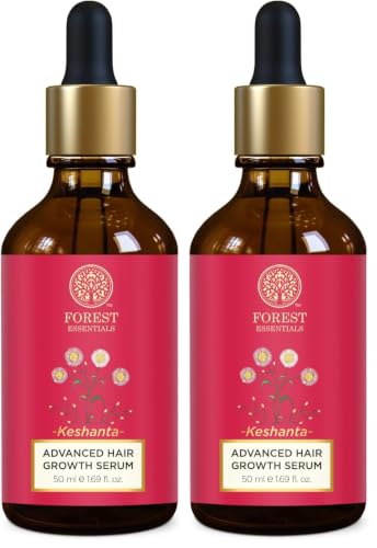 Image of Forest Essentials Ayurvedic Hair Growth Serum | With Redensyl & Anagain | Clinically Tested to be a Natural Alternative to a Hair Transplant (Pack of 2)