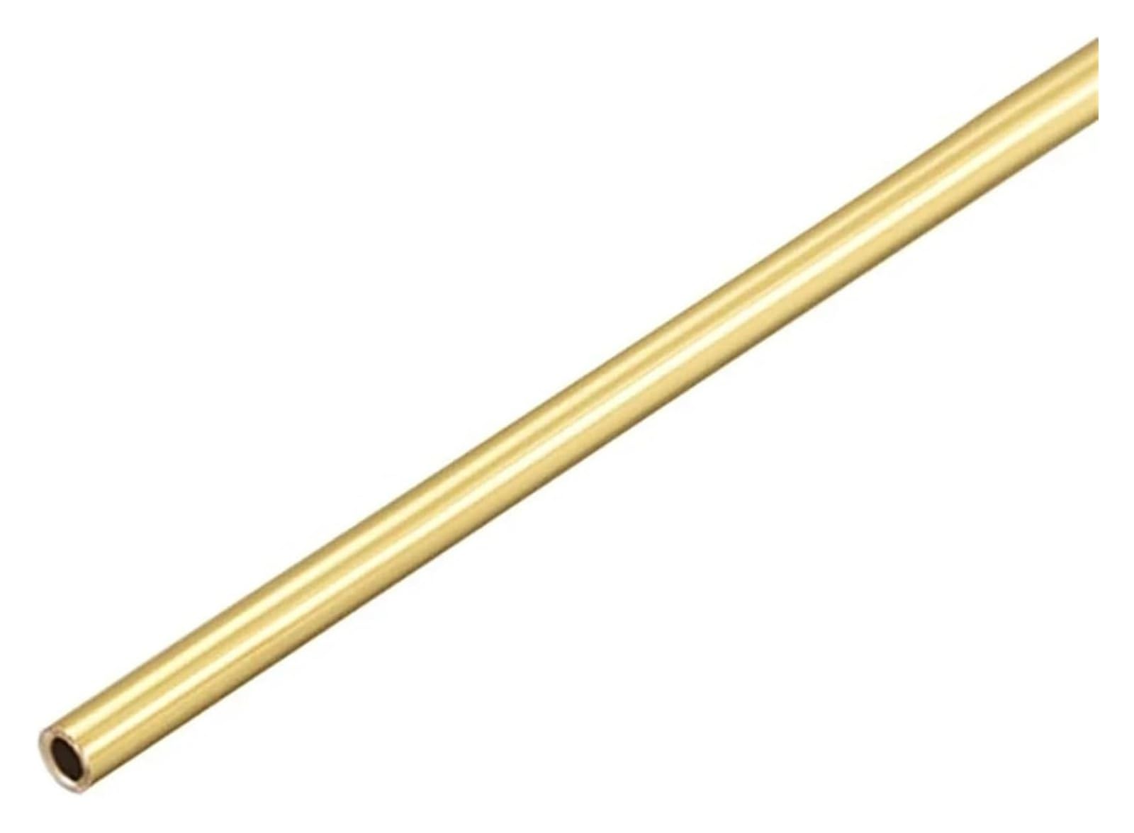Tubo di ottone 2 mm di spessore della parete 7 mm di lunghezza 300 mm 500 mm Asta di modellazione dritta for taglio e lavorazione(OD 18 x ID 14mm 500mm)