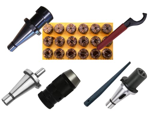 Spannzangenfutter SK40 ER32 Komplett-Set Mit 18 Spannzangen - Präzision Für Werkstatt