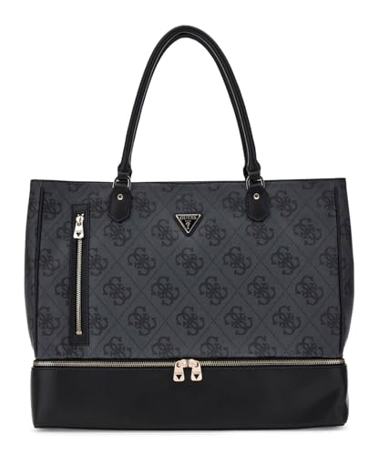 Sac de voyage GUESS ordinateur portable pour éviter le manque de place cabas zippé Coal Logo