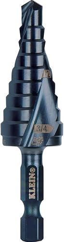 Vista 97 de Klein Tools broca escalonada con ondulado doble