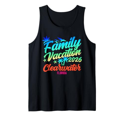 Clearwater Beach Florida Family Vacation Summer 2026 Tank Top