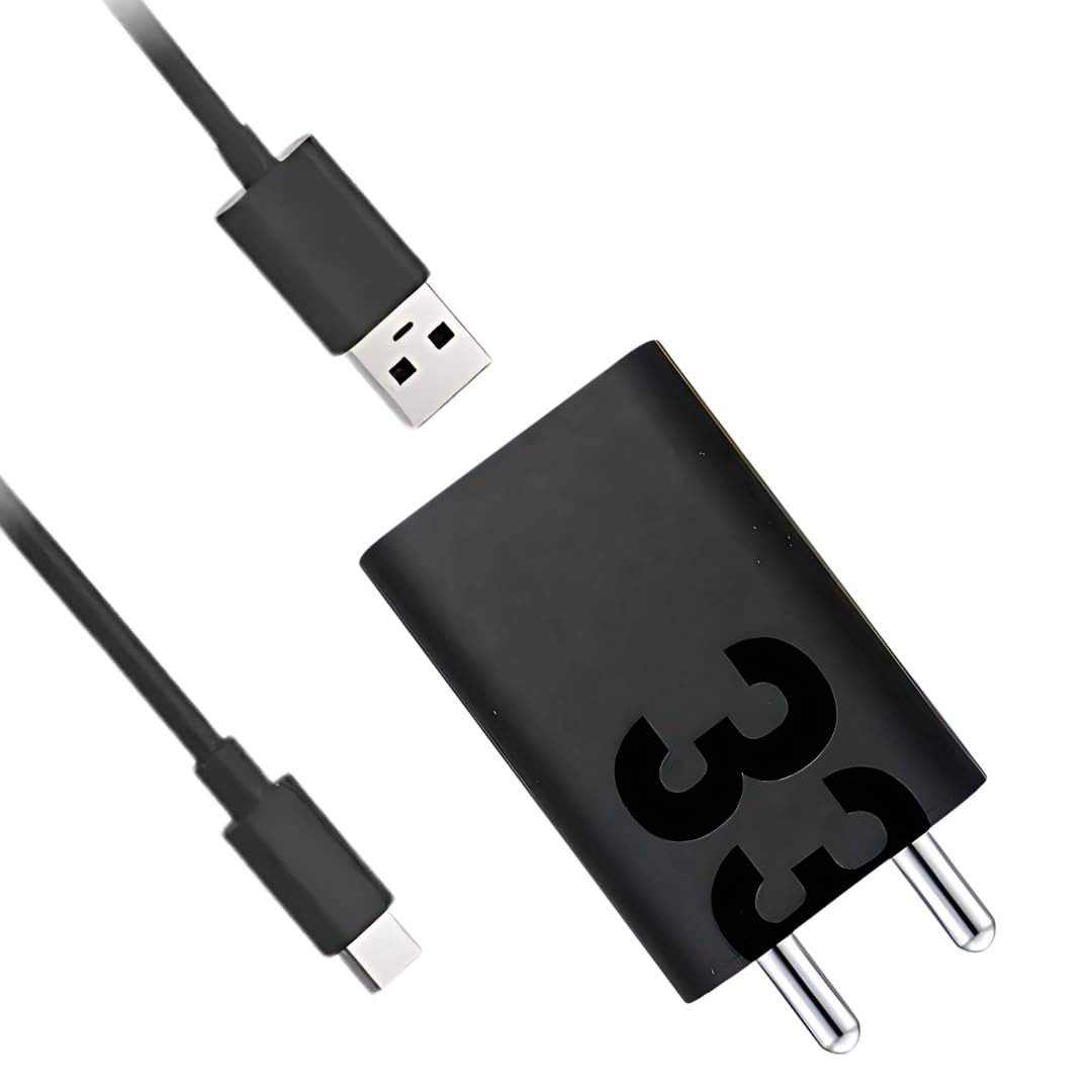 33W Fast Charging Adapter Compatible with Motorola 50 Fusion, G85 5G, 50 Neo, G100, 20, G60, G30,G32 G52,E40 & More-Fast Charging-(Adapter and Cable)-image-8