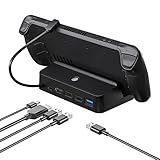 Kompatibilität und perfekte Kombination aus Hub und Ständer: Das Dampfdeck-Dock wurde speziell für das Dampfdeck entwickelt, ist aber auch kompatibel mit iPads und Android-Telefonen mit USB-C-Anschluss. Die YUYIU All-in-1-Dampfdeck-Dockingstation hat auch die Funktion von Hub und Ständer. Sie müssen keine zusätzlichen Hubs und eine Standbasis für Ihr Dampfdeck kaufen, was es nicht nur erleichtert, Monitore zu projizieren, sondern auch Ihren Desktop zu erhalten. sauber und geordnet.