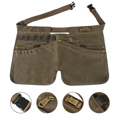 Canvas Gardening Half Apron, Heavy-Duty Florist Tool Belt 5 - 29.94 w/ Code + 40% Off Code TOURBON26 - image 8