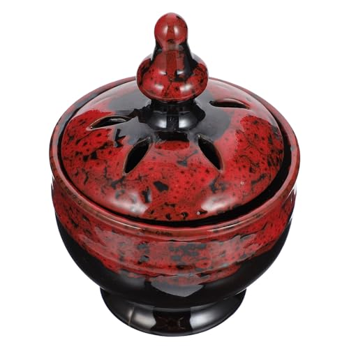 BESPORTBLE Middle Eastern Style Ceramic Aroma Burner Censer Holder Compact Desktop Incense Stove for Home Fragrance Aromatherapy Relaxation Decorative and Practical
