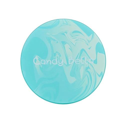 CESGIGO Candy Bella Cipria, Cipria Gel Opacizzante Viso, Impostazione Del Trucco In Polvere, Cipria Fissante Opaca Setosa Per Il Controllo Dell'olio (Cipria da Viso#Verde)