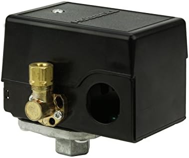 Pressure switch for air compressor made by Furnas / Hubbell 69JF7LY 95-125 single port w/ unloader & on/off lever