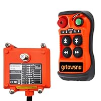 12V 24V Drahtlose Kran Fernbedienung für Brückenkran Industrielle Elektrohebezeug Winde Kippanhänger 4 Kanal Tasten Funk Sender und Empfänger