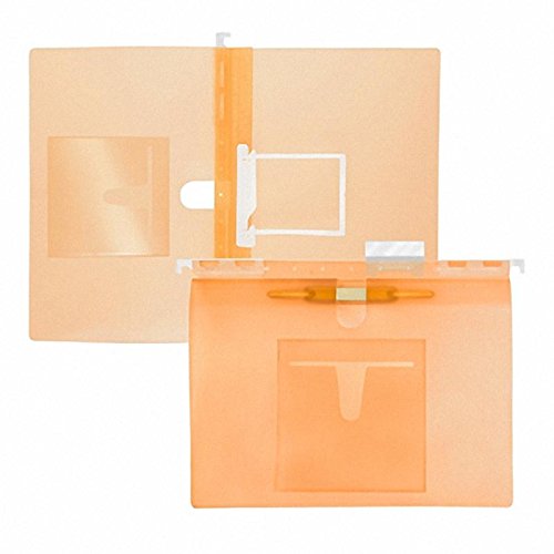 Foldersys Multi-Hängehefter A4 PP U-Clip/Heftzunge orange transluzent