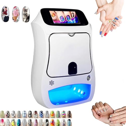 3D Automatic Smart Nail Printer, Manicure Art Printer Machine, with