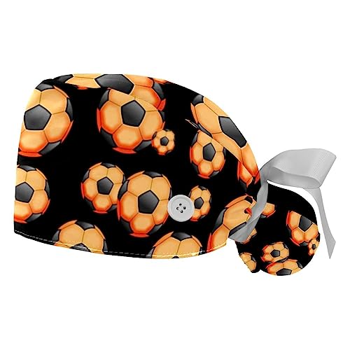 Berret Bouffant Football VERED : lot de 2 capelines de travail réglables avec bande anti-sueur