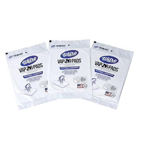 Wilro Calming Lavender Vapor Pad for Humidifiers, Vaporizers and Waterless Plug in Units, Made in The USA, 18 Pack