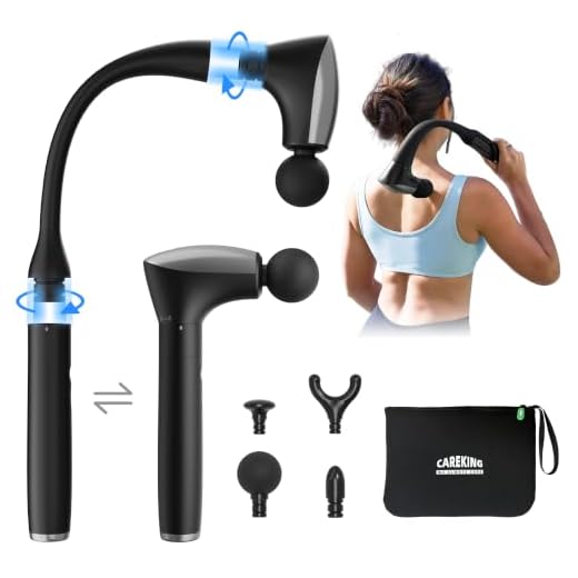 CAREKING 2-in-1 Muscle Massage Gun with Handle