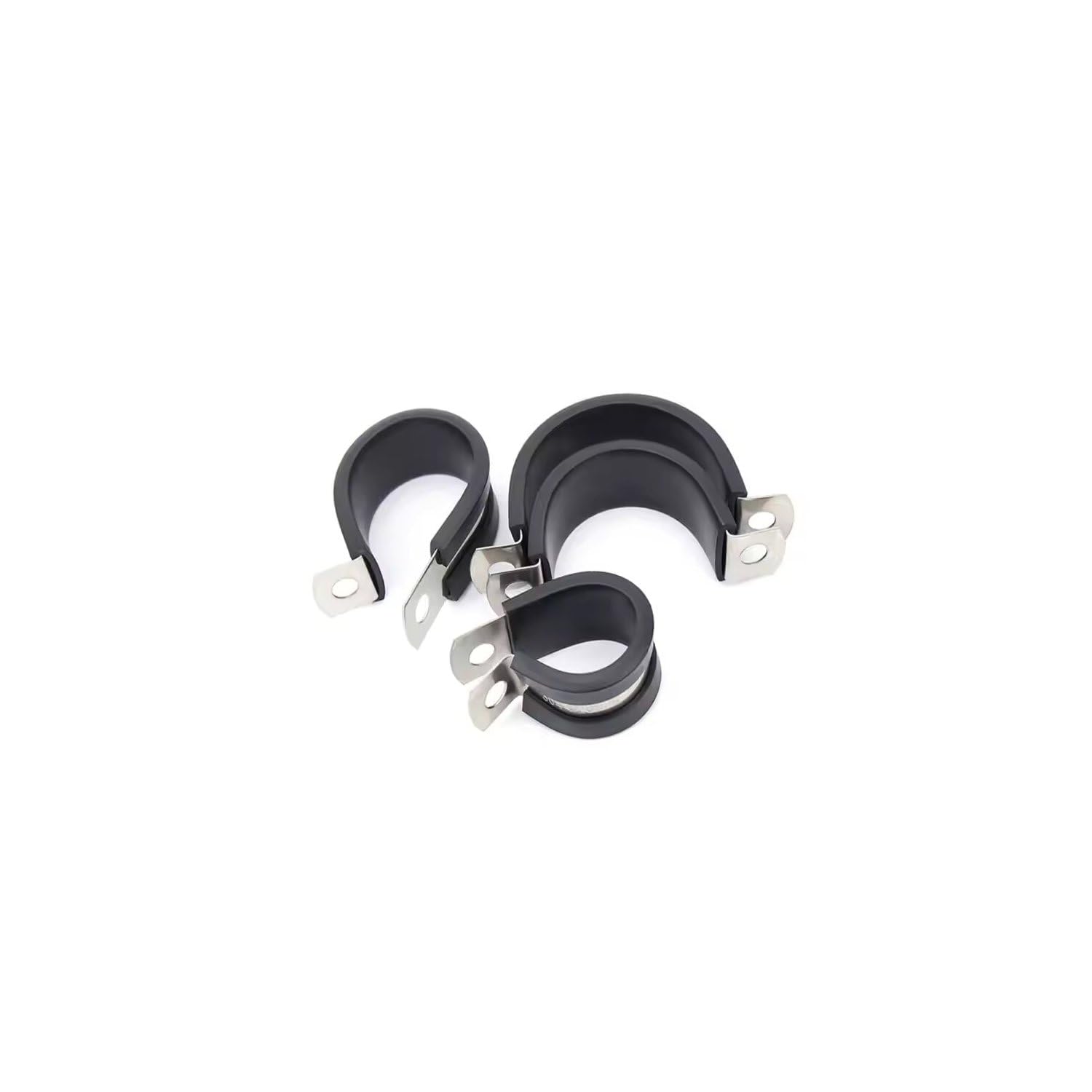 Abrazaderas de tubo Abrazaderas de manguera con goma DIN 3016 RSGU 6-50 mm 50mm 15mm 50 piezas