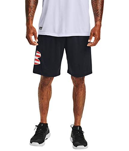 Under Armour Men's Freedom Tech Logo Shorts , Black (001)/Black , Medium