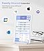 Cozyla Mate Digital Calendar+ 2: 15.6 Inch Wall Touch Screen Chore Chart Customize Dashboard Smart Electronic Calendar for Family Schedules Meal Planner Support App Store with Stand Wall Mount White