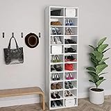 too muebles hogar decoracion Con un amplio espacio con 22 compartimentos, en esta estantería se pueden colocar muchos zapatos, cajas de almacenaje, utensilios, coleccionables, etc.En la entrega, se incluyen los accesorios de montaje en la pared y un anclaje de pared para evitar que el mueble vuelque