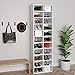 vidaXL Armoire à Chaussures Etagère à Chaussures Meuble à Chaussures Porte-Chaussures Rangement Organisateur Maison Blanc 54x34x183 cm Aggloméré